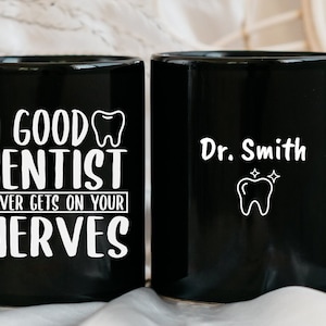 Personalisierte Zahnarzt lustige Kaffeetasse, Zahnarzt Geschenk, Zahnarzt individuelle personalisierte Geschenk, Zahnarzt Abschlussgeschenk, lustige Zahnarzt Geschenk