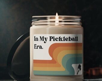 Pickleball Candle, In My Pickleball Era, Pickleball Gift, Pickleball Retro Gift, Cute Pickleball Gift, Pickleball Accessories, Pickleball