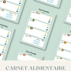 PDF Food Log – Printable Weekly Planner, Nutrition Tracker, Food Journal, Meal Planning, Digital Download