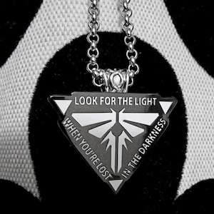 Fireflies Pendant Necklace | inspired by The Last of Us | When You&#39;re Lost in the Darkness, Look For the Light | Handmade Assembled Necklace