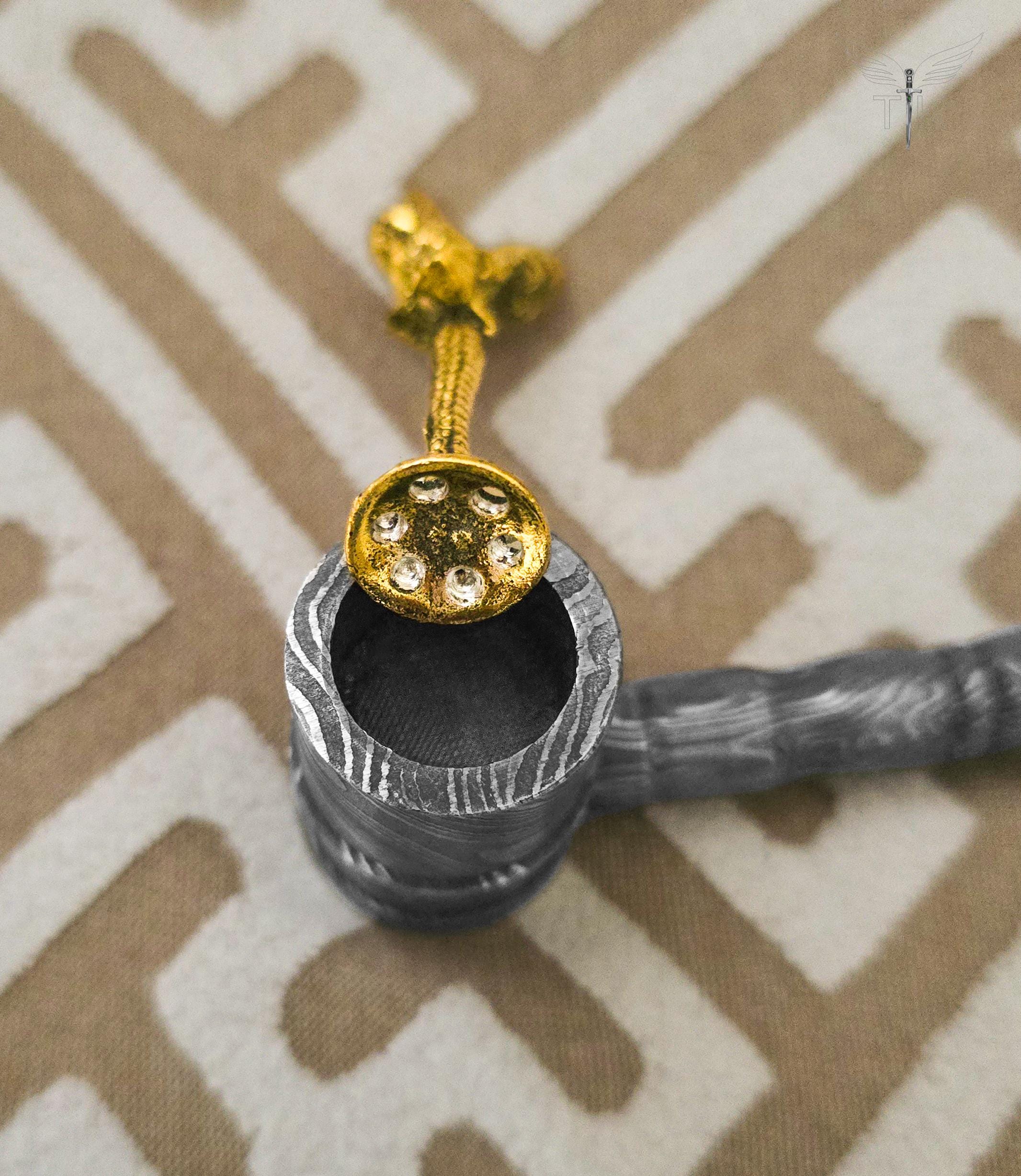 instrument for pressing down tobacco Tobacco Tamper, Tobacco Press Rod, Grinding, Tamping Bar, Tamp, Pipe Tool,  Poker Cleaner Tool, Cigarette Tobacco Smoking Pipes Accessories
