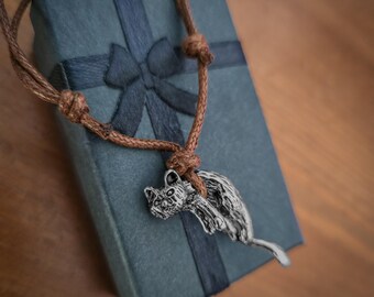 Cat Pendant Necklace, Party Wear or Daily Wear, Perfect Gift for Cat Lovers, Adjustable String