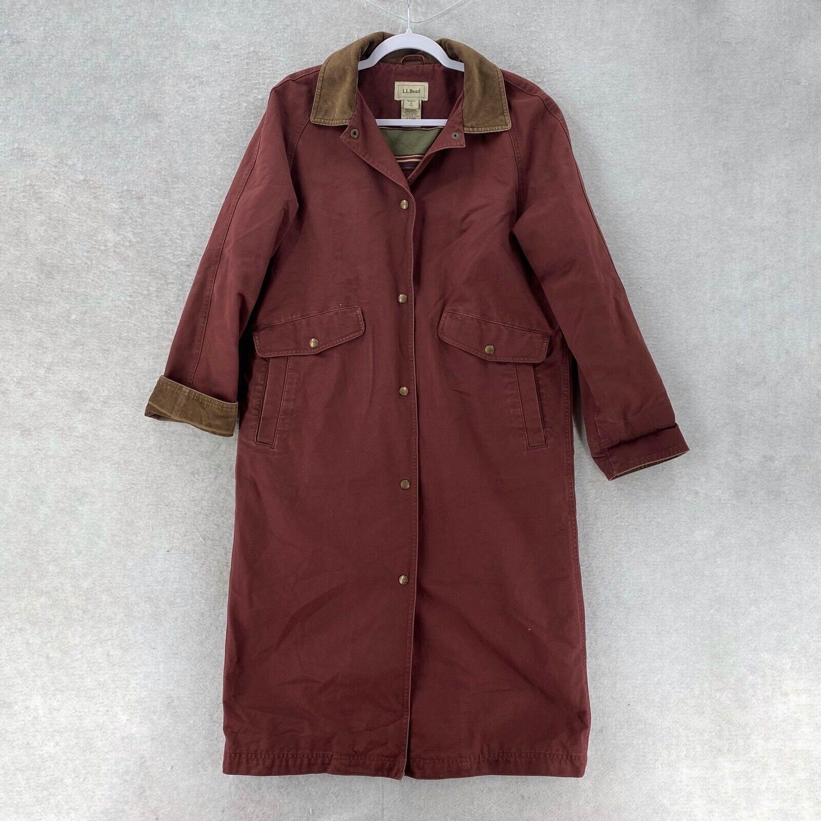VTG LL Bean Chore Trench Coat Womens SM Petite Barn Jacket - Etsy