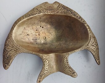 antiker Aschenbecher aus Kupfer - Vintage