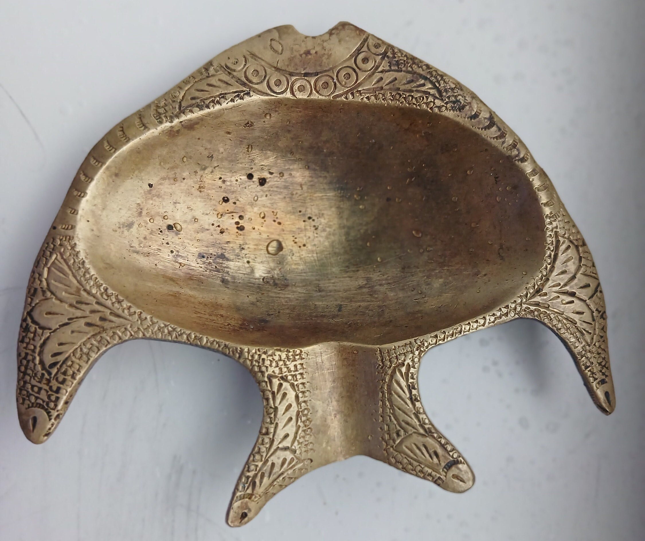 アンティーク銅灰皿 - ヴィンテージ - Etsy 日本