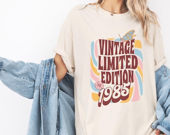 Ladies 40th Birthday Shirt 2025, 40th Birthday Gifts for women, 1985 Vintage Birthday Shirt, Vintage Birthday gift shirt, Mum Birthday Gift