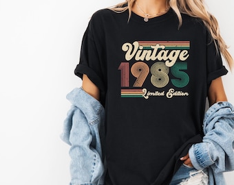 Ladies 40th Birthday Shirt 2025, 40th Birthday Gifts for women, 1985 Vintage Birthday Shirt, Vintage Birthday gift shirt, Mum Birthday Gift