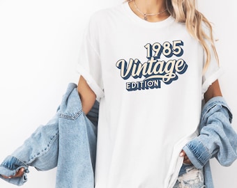 Ladies 40th Birthday Shirt 2025, 40th Birthday Gifts for women, 1985 Vintage Birthday Shirt, Vintage Birthday gift shirt, Mum Birthday Gift