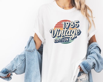 Ladies 40th Birthday Shirt 2025, 40th Birthday Gifts for women, 1985 Vintage Birthday Shirt, Vintage Birthday gift shirt, Mum Birthday Gift