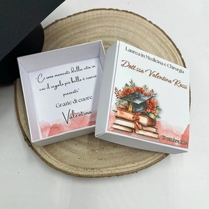 Scatola porta confetti Laurea