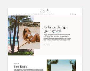 Tamika Wordpress · Business Theme · Elementor Pro Theme · Business Theme · Website Template