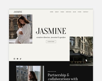 Jasmine Wordpress Theme · Elementor Pro Theme · Business Theme · Website Template