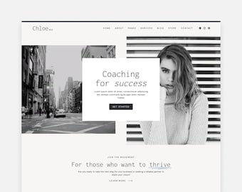 Chloe Mist Wordpress Theme · Elementor Pro Theme · Business Theme · Website Template