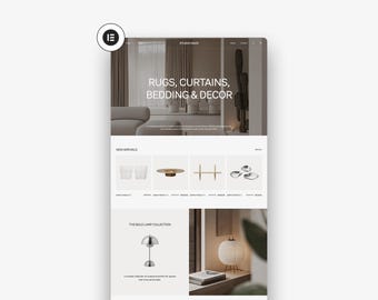 Plantilla de sitio web de comercio electrónico de WordPress Haus: Tema para tienda en línea, Elementor Pro