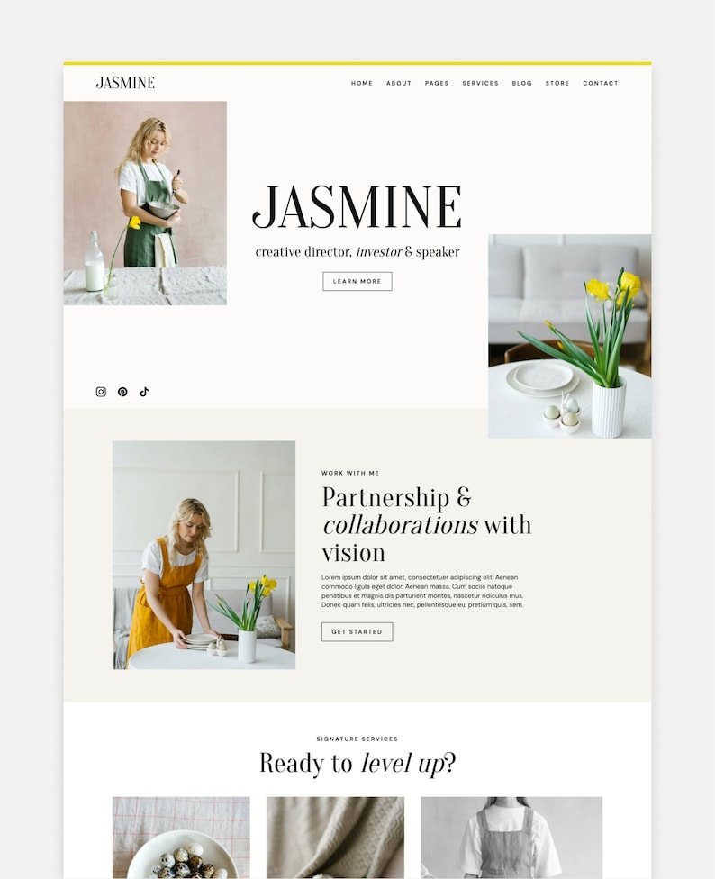 Jasmine Wordpress Theme Elementor Pro Theme Business Theme Website Template image 6