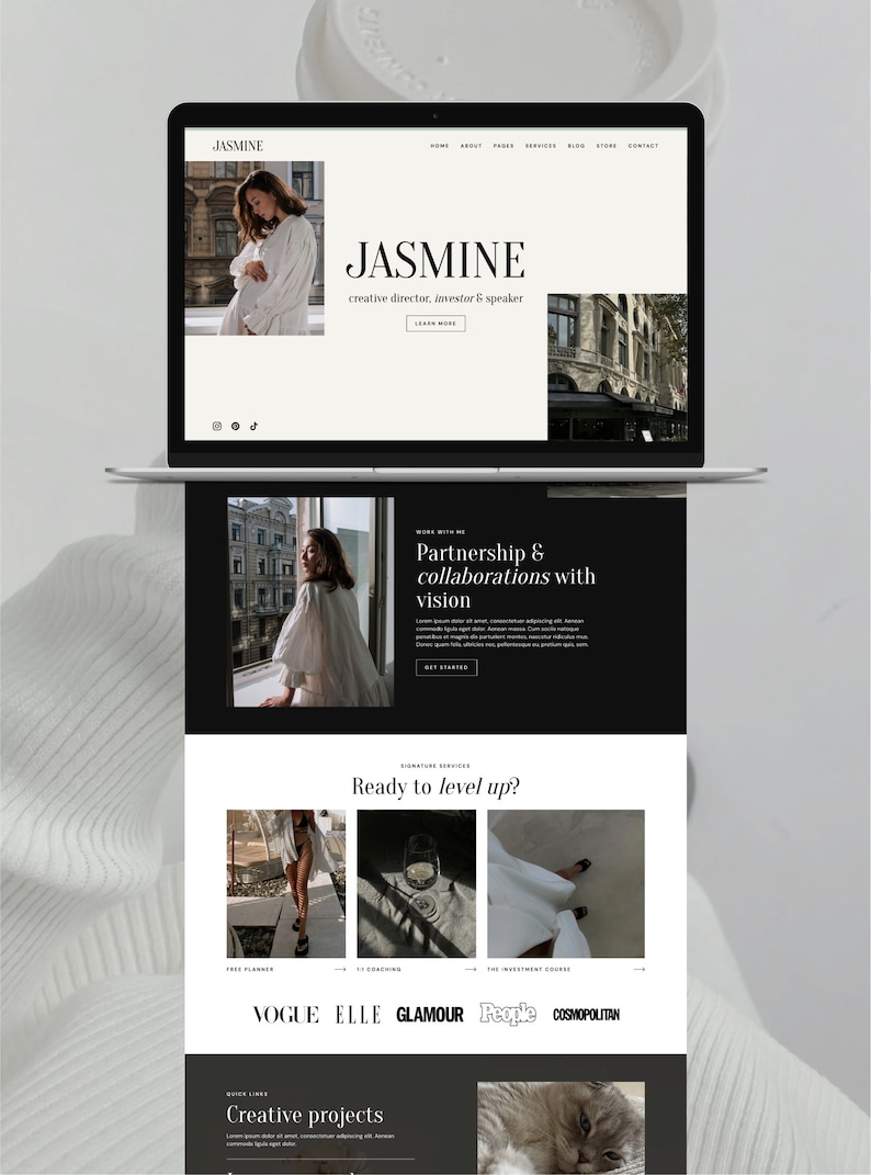 Jasmine Wordpress Theme Elementor Pro Theme Business Theme Website Template image 5