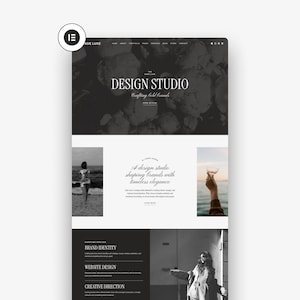 Sade Luxe WordPress Template, Elementor Pro Template, Professional Website Template, Portfolio, Website Template, Business Website