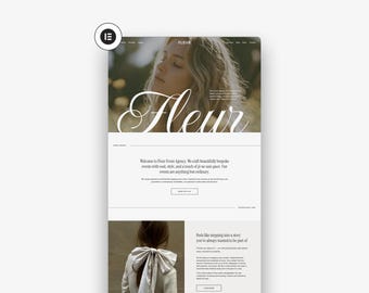 Plantilla de WordPress Fleur: Tema empresarial para planificación de eventos, Elementor Pro