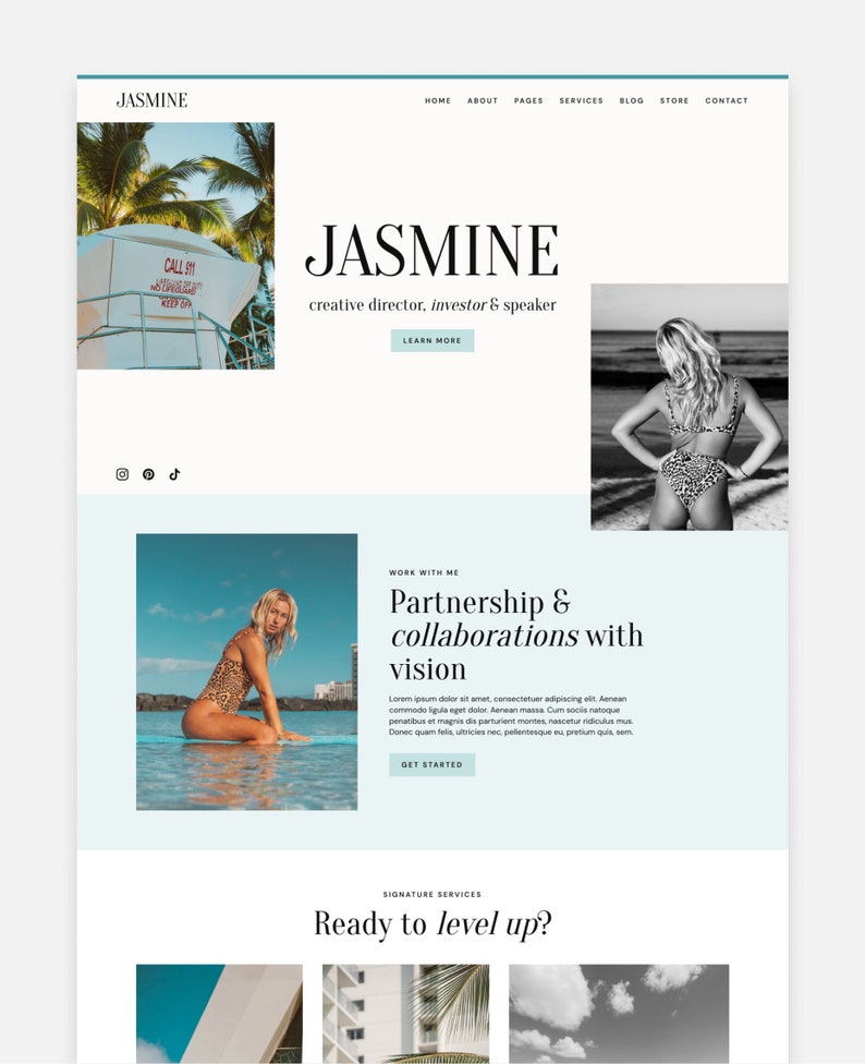 Jasmine Wordpress Theme Elementor Pro Theme Business Theme Website Template image 9