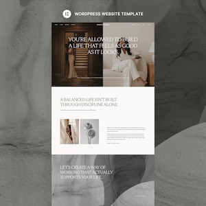 Maeve, template WordPress per siti web di coach / Design del sito web ad alta conversione / Elementor Pro incluso