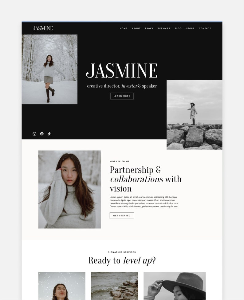 Jasmine Wordpress Theme Elementor Pro Theme Business Theme Website Template image 7