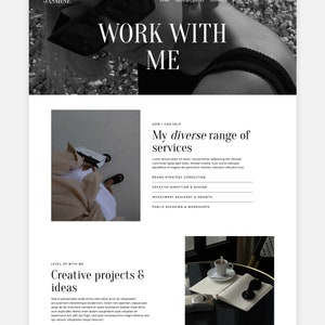 Jasmine Wordpress Theme Elementor Pro Theme Business Theme Website Template image 4