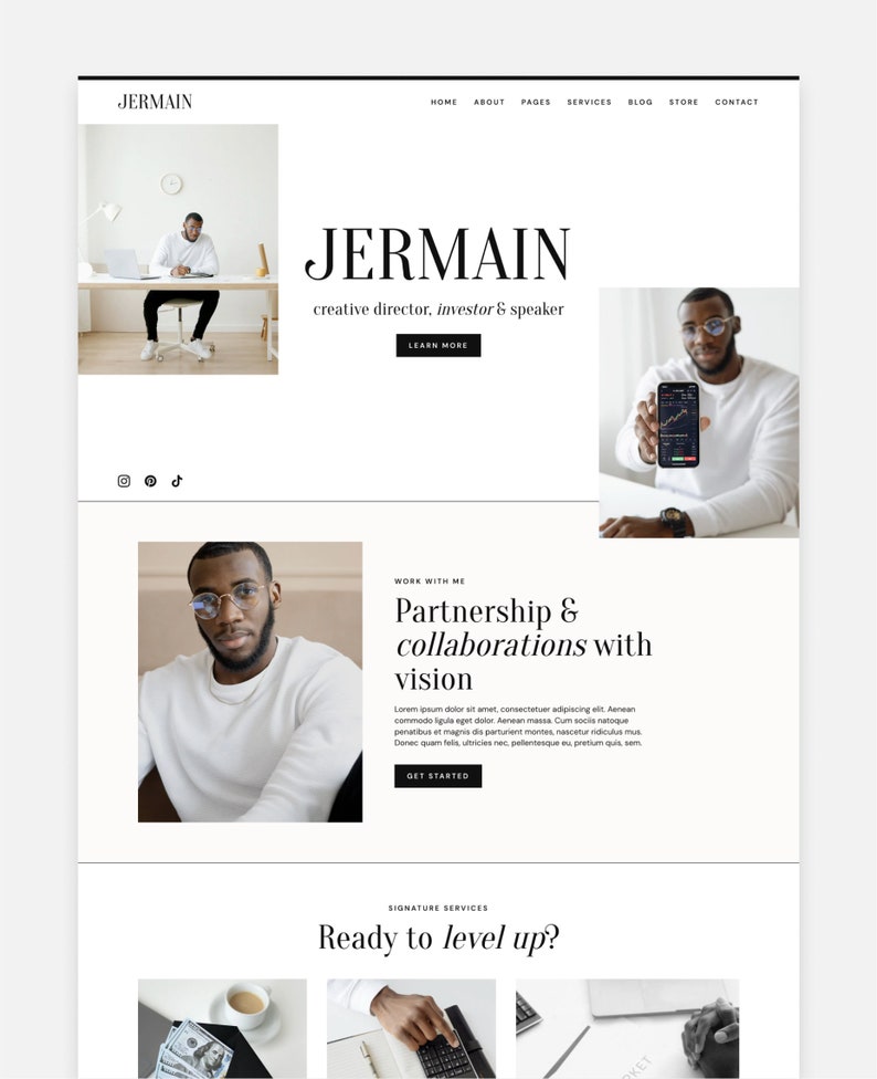 Jasmine Wordpress Theme Elementor Pro Theme Business Theme Website Template image 8