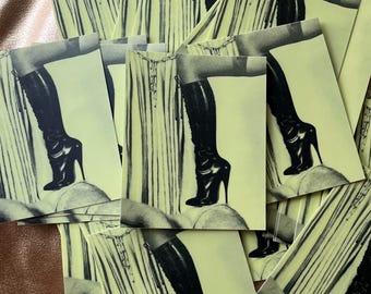 Vintage Dominatrix Boot sticker