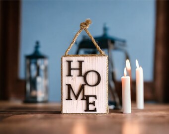 Decorative Hanging ‘Home’ Sign