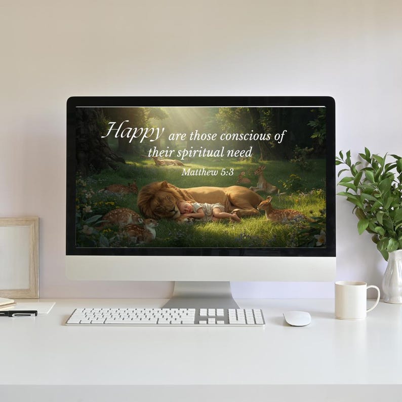 JW 2026 Year Text Wallpapers – Exclusive Designs – Matthew 5:3 Digital ...