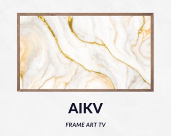 Samsung Frame TV Art, Marble Beige, 4K Digital Download, Modern Art
