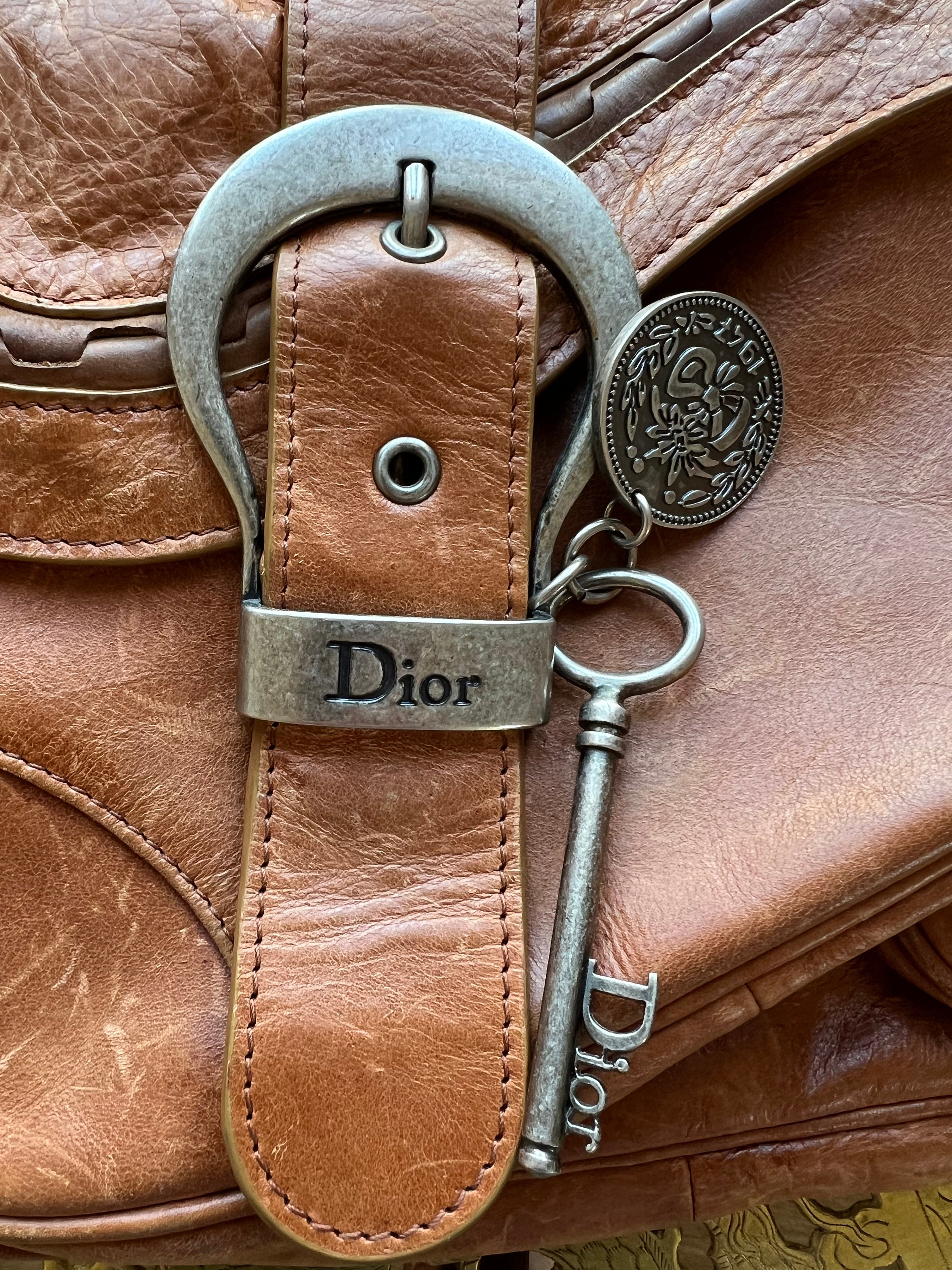 Dior Vintage Gaucho Bag in Mint