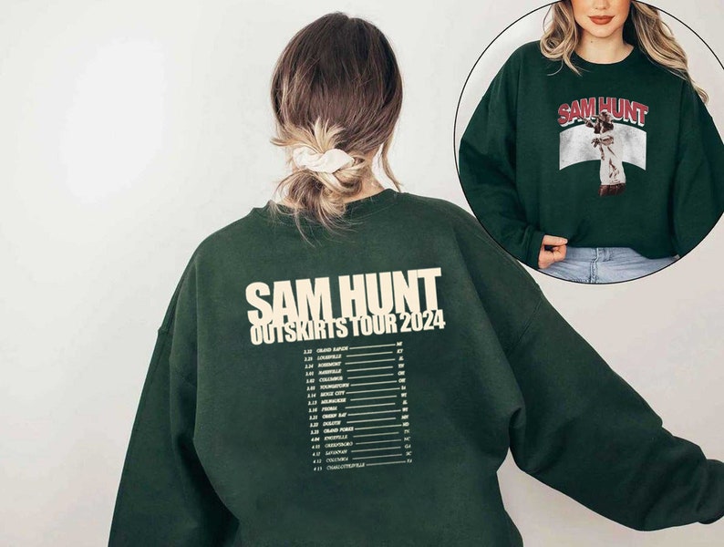 Vintage Sam Hunt 2024 Outskirts Tour Shirts Etsy