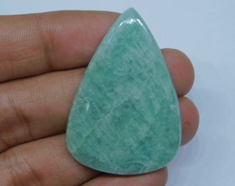 Gorgeous! Amazonite Cabochon, Natural Amazonite Gemstone, Wholesale Amazonite Loose Stone For Jewelry Making (43X30) MM 55 Cts. #2106