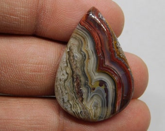 Natural ! crazy lace agate cabochon crazy lace agate gemstone semi precious Crazy Lace loose stone gift stone 29 CTS. {32X22}MM #1087