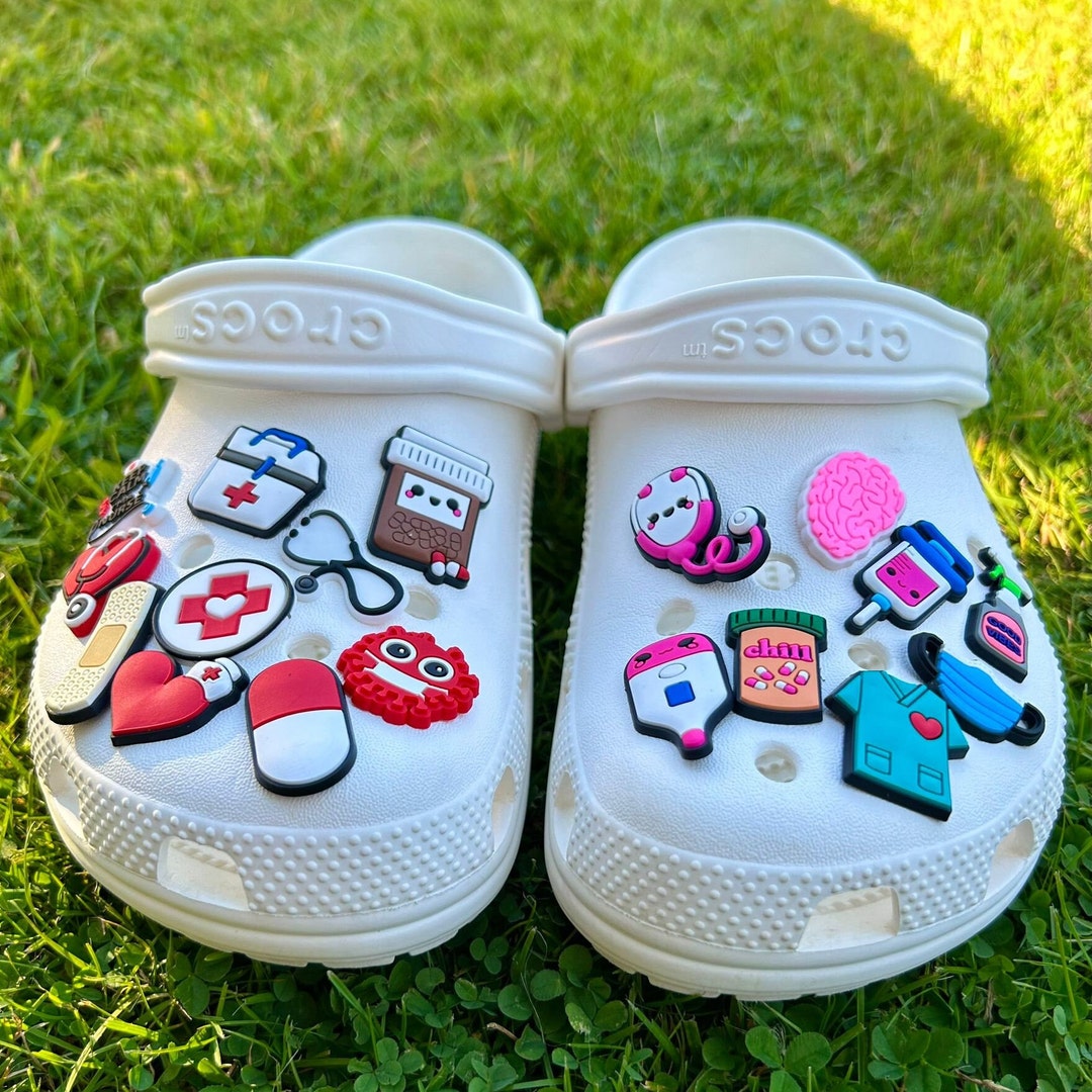 NHS Nurse Croc Charms Shoe Clip Jibbitz Medic Doctor Health Emergency