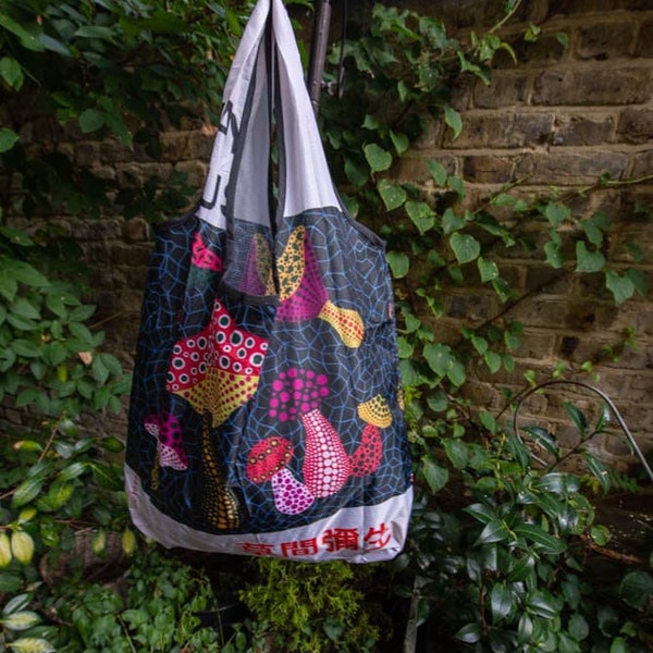 Arty Kusama Funghi Tote Bag - Waterproof, Practical and Spacious - Absolutely Fabulous!