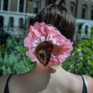 Beautiful &#39;Rose Quartz&#39; Pale Pink XL Scrunchie