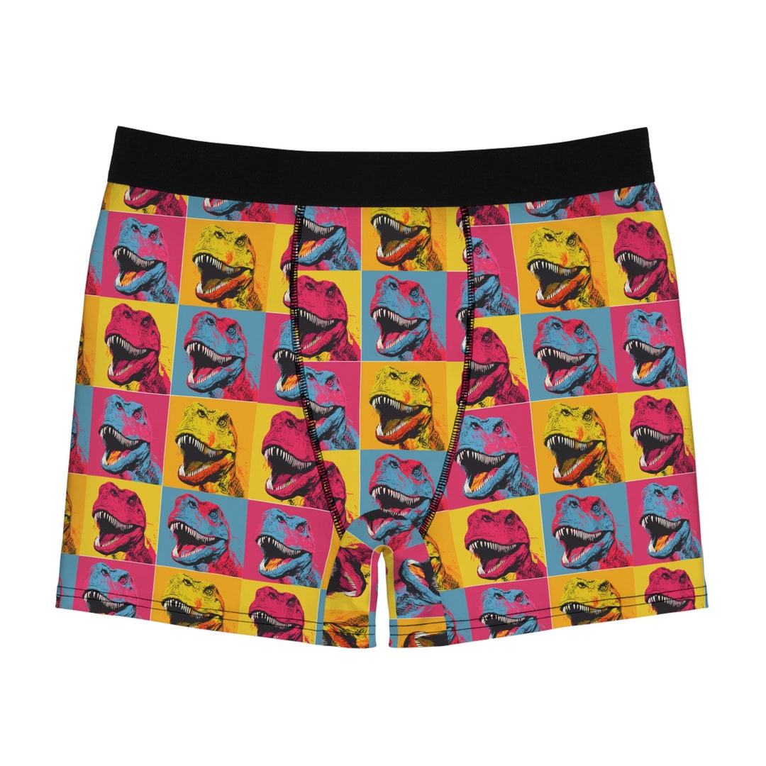 Men's Dinosaur Boxer Briefs Etsy