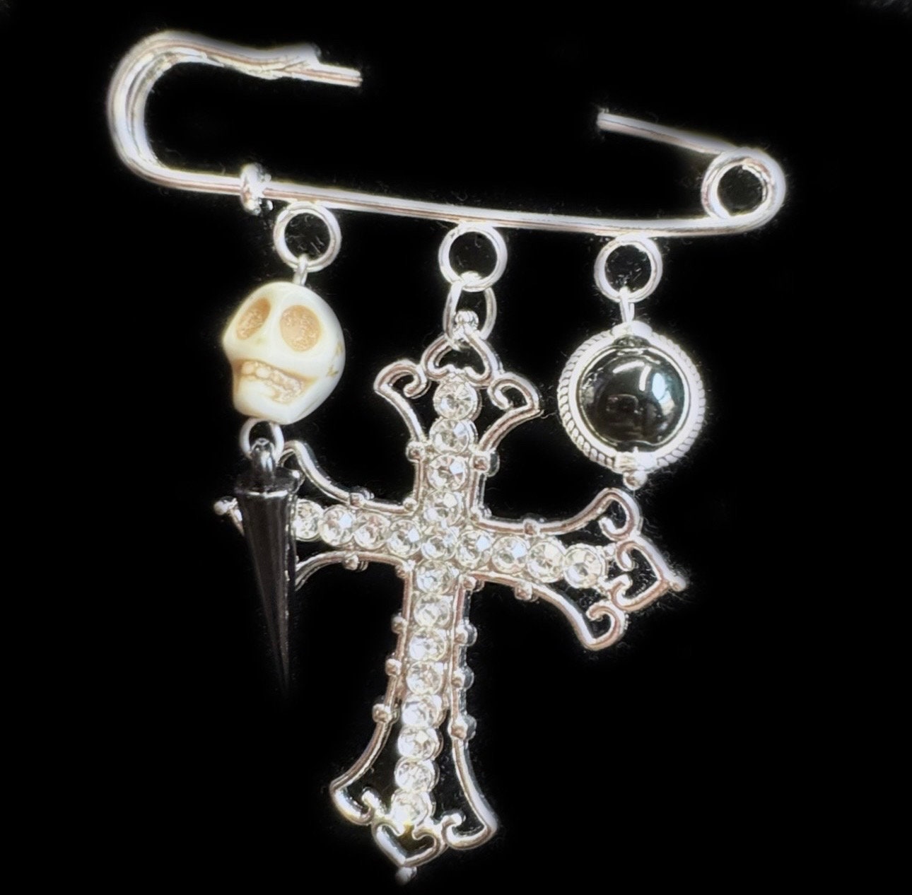 Chrome Heart Cross Pins - Etsy Chrome Heart Cross Pins - Etsy