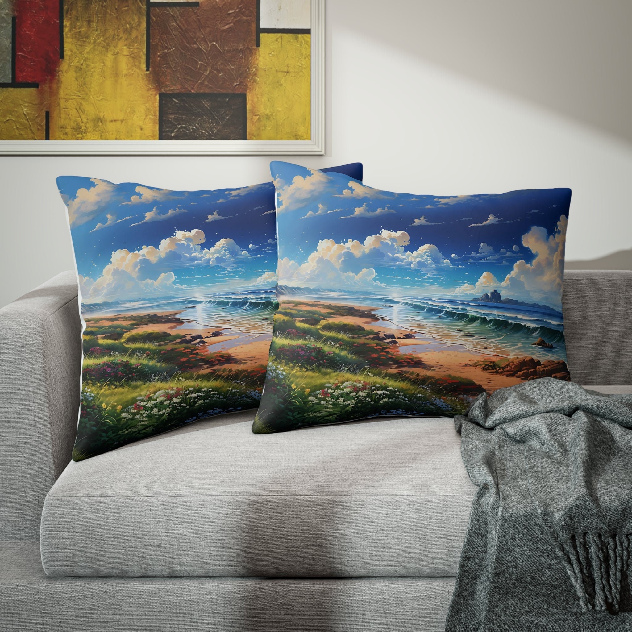 Personalized Pal Face Roblox Faces Polyester Square Pillow