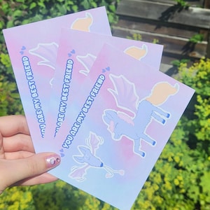 "3 ""you are my best friend"" Karten + Umschläge (Geschenk für Freunde, Brieffreundinnen)"