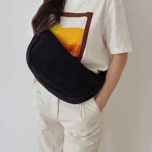 Cord Bauchtasche, Gürteltasche , Brusttasche, Crossbodybag, Cord Tasche