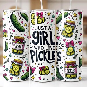 Gobelet à sublimation Pickle Lover 20 oz (téléchargement numérique PNG)