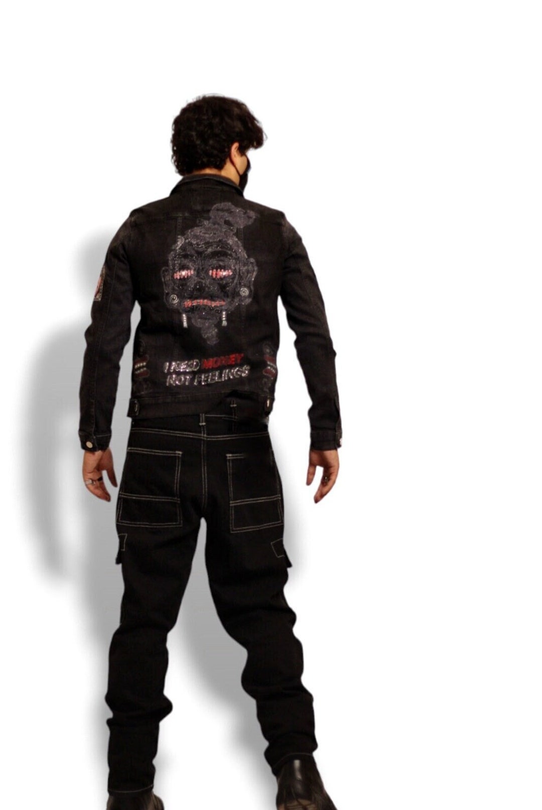 Custom Hand Painted Denim Jacket Unisex Jacket Painted Etsy