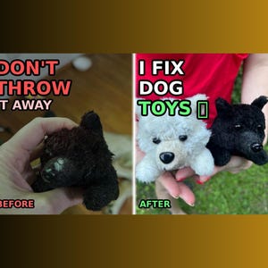 Plush Dog Toy Repair & Restoration Service | Up to 48 Inches