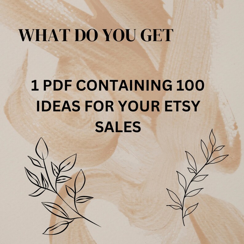Etsy Product Ideas 100 Product Ideas for Selling on Etsy Product List
