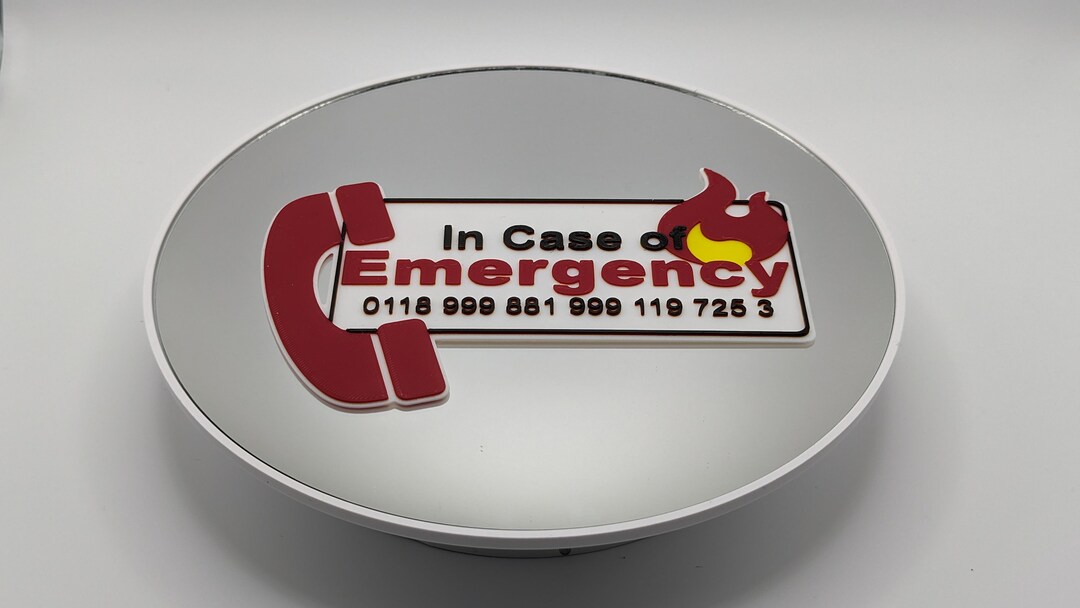 IT Crowd Emergency Number Sign Etsy