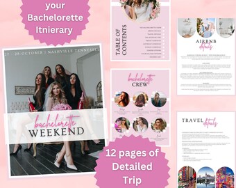 Digital Bachelorette Itinerary template Instant Download, Bachelorette Party Itinerary disco cowgirl bachelorette weekend Itinerary template