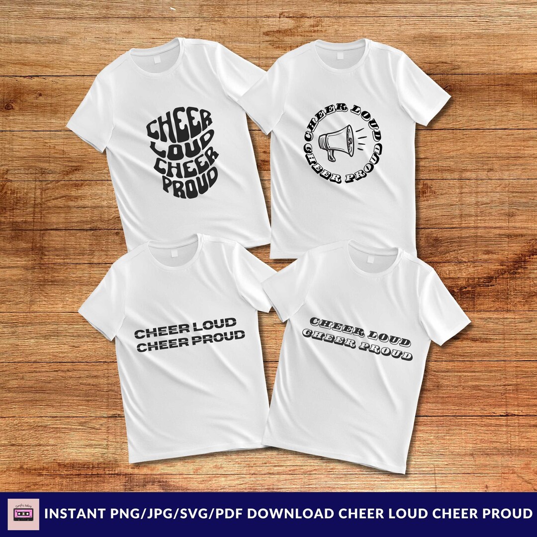 Cheer Svg Cheer Loud Cheer Proud Svg Cheer Sublimation Svg Etsy UK